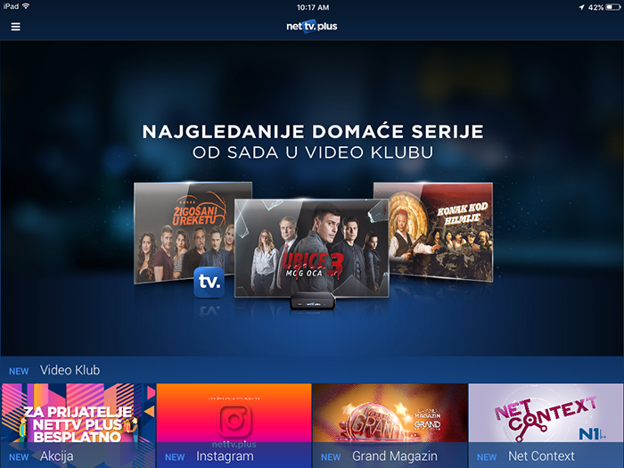 New NetTV Plus iOS APP